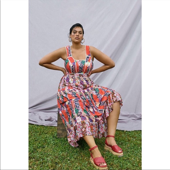 Anthropologie Bhanuni by Jyoti Square Neck Maxi Dress - Picture 2 of 8